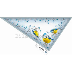 Panel na šátek ptáček Modřinka