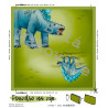 Látkový panel na pouzdro Stegosaurus Todd
